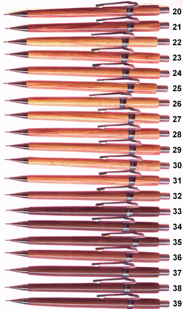 another 20 tapered .5mm pencils for sale